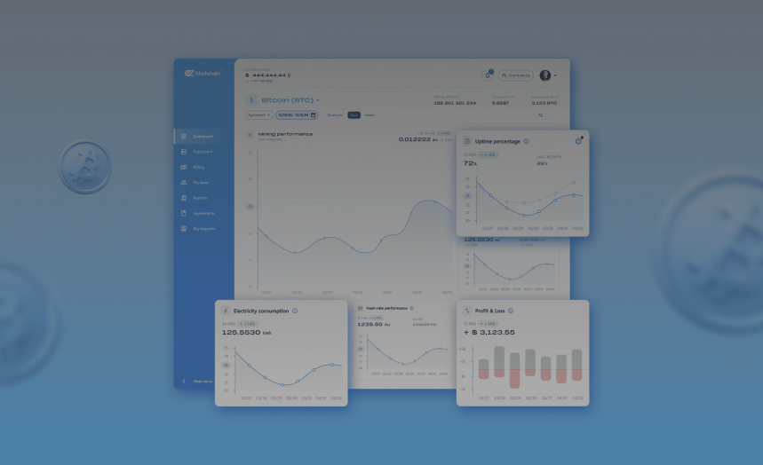 EZ Blockchain: Live Dashboard for Mining Monitoring